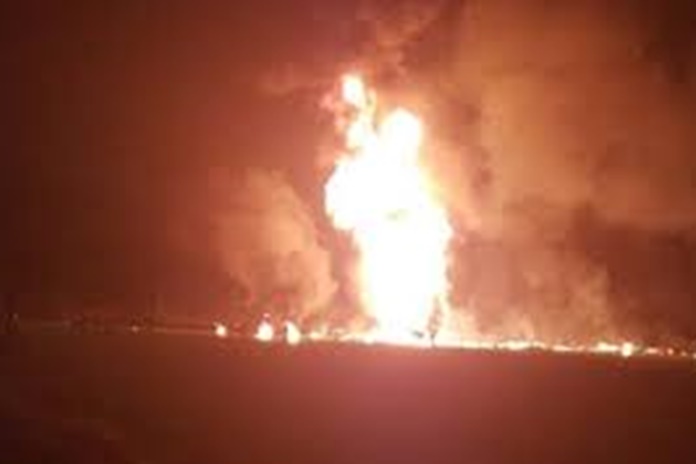 Pasvalio rajone magistraliniame dujotiekyje kilo sprogimas